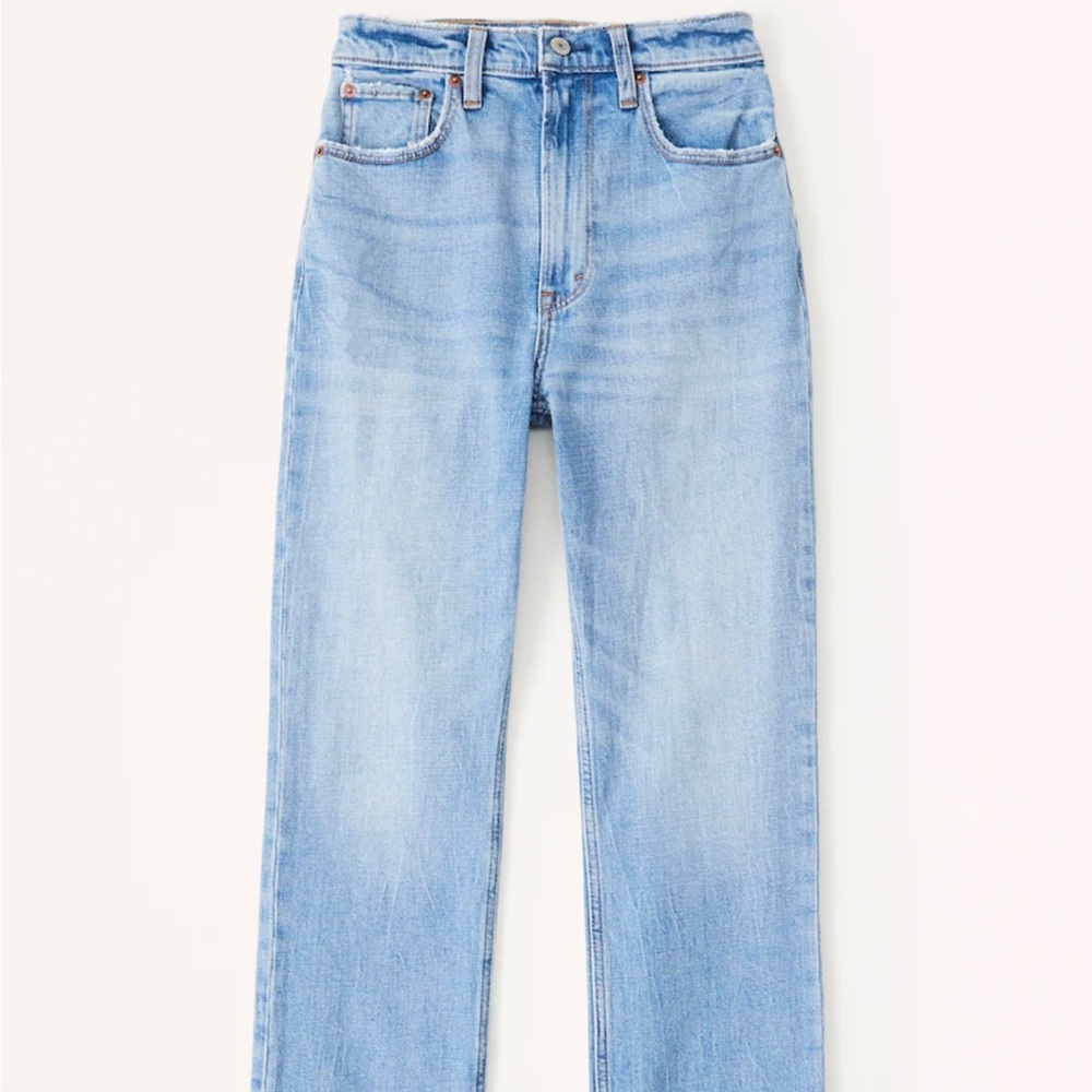 Abercrombie Ultra High Rise Ankle Straight Jean 35(20) Short